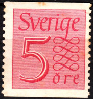 SWEDEN 1951 Definitive: Figure 5, New Design. Single, MNH - Poste