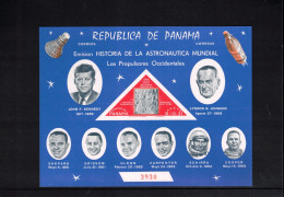 Panama 1968 Space / Weltraum American Astronauts + American Presidents Imperforated Block Postfrisch / MNH - North  America