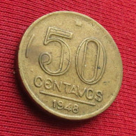 Brazil 50 Centavos 1948 KM# 563 *VT Brasil Bresil Brasile Brazilia Brazilie - Brésil