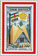 WW14107- REP. CENTRO AFRICANA 1970- MNH (EXPOSIÇÃO MUNDIAL De OSAKA) - Centrafricaine (République)