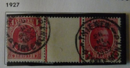 BELGIUM :   1928  - INTERPANNEAUX     IN 1 Obli.   COTE: 25,00€ - Kopstaande [KP] & Tussenpanelen [KT]