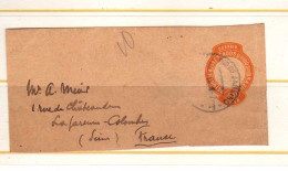 Bresil -  Fragment D'Entier 40 R. Liberte - Oblitere Pour La France - Storia Postale