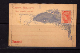 Bresil -   Carte-Lettre - 80 R. Liberte - Neuve - Covers & Documents