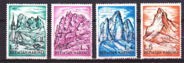 1962 SAN MARINO MNH Mountains Montagne Monte - Neufs