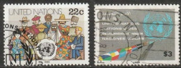 UNO New York 1985 MiNr.468 - 469 O Gestempelt Freimarken ( 5401)Versand 1,00€-1,20€ - Usados