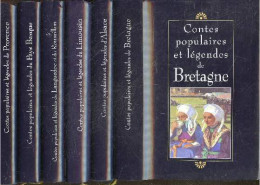 Contes Populaires Et Legendes - Lot De 6 Ouvrages : Provence + Pays Basque + Languedoc Et Roussillon + Limousin + Alsace - Märchen