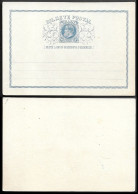 Brazil 50R Postal Stationery Card 1890s Unused - Cartas & Documentos