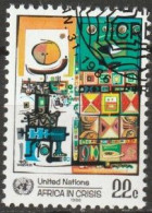 UNO New York 1986 MiNr.490 O Gestempelt Afrika In Not ( 5419)Versand 1,00€-1,20€ - Gebraucht