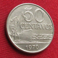 Brazil 50 Centavos 1970 KM# 580a *V2T Brasil Bresil Brasile Brazilia Brazilie - Brésil