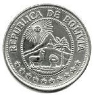 BOLIVIE / 5 PESOS BOLIVIANOS / 1976 / 8.43 G / 29 Mm - Bolivië