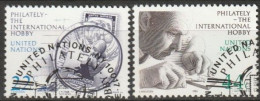 UNO New York 1986 MiNr.495 - 496 O Gestempelt Briefmarken Sammeln Ein Hobby ( 5502)Versand 1,00€-1,20€ - Used Stamps