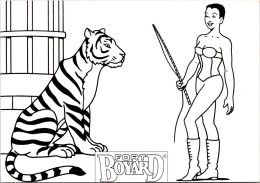 1-11-2023 (1 V 2) France - Humour - Fort Boyard (b/w) Tiger / Tigre - Tigers