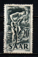 SARRE - 1950 - RICOSTRUZIONE - CONTADINO - USATO - Oblitérés