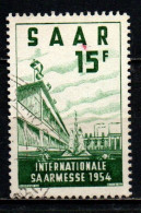 SARRE - 1954 - FIERA INTERNAZIONALE DELLA SARRE - USATO - Oblitérés