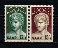 SARRE - 1956 - "IL VINCITORE DI BENEVENTO" (MUSEO DEL LOUVRE) - OLIMPIADI DI MELBOURNE - MNH - Ongebruikt