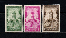 SARRE - 1956 - RICOSTRUZIONE DEI MONUMENTI DELLA SARRE - MNH - Ungebraucht