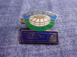 Pin's France Télécom " CFR Melun Sénart " - Téléphonie - Stade - France Telecom