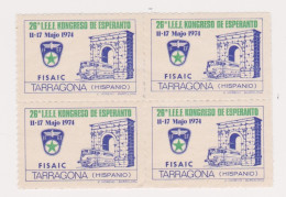 Vignette Esperanto - Taragona - 1974 - Esperánto