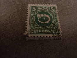 Osterreich - Cor De Chasse - Val 5 Groschen - Vert - Oblitéré - - Steuermarken