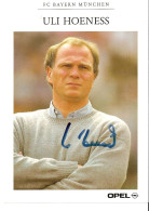 FOOTBALL - BAYERN DE MUNICH - PHOTO DEDICACEE DE ULI HOENESS - Authographs