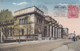 Belgique--BRUXELLES --1919--Palais Des Beaux-Arts.....colorisée....timbre...beau Cachet - Andere & Zonder Classificatie