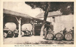 34  CAPESTANG - MAISON EMILE AZAM , Hangar Des CAMIONS  ,( Chermartin ) EN 1942 - Capestang