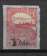 LOTE 1823   ///  ESTONIA  1920   - MICHEL Nº:  19*MH      ¡¡¡¡¡¡¡LIQUIDATION!!!!!! - Estonia