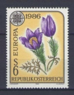 1986 Austria 1848 Flowers  / Europa Cept - 1986