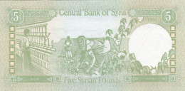 Syrie - Billet De 5 Pounds - 1991 - P100e - Neuf - Syrie