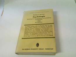 Psychologie. Entwicklung Ihrer Grundannahmen Seit Der Einführung Des Experiments - Psychologie