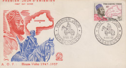 Enveloppe  FDC  1er  Jour   AFRIQUE  OCCIDENTALE  FRANCAISE    Reconstitution   HAUTE  VOLTA   1958 - Sonstige & Ohne Zuordnung