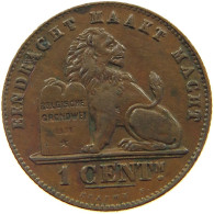 BELGIUM 1 CENTIME 1907 #a076 0181 - 1 Cent