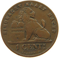 BELGIUM 1 CENTIME 1901 #s079 0011 - 1 Centime