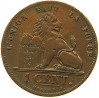 BELGIUM 1 CENTIME 1901 #a085 1041 - 1 Centime