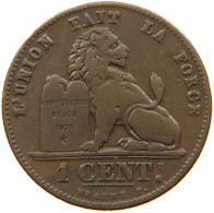 BELGIUM 1 CENTIME 1901 #a014 0555 - 1 Cent