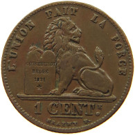 BELGIUM 1 CENTIME 1901 #a085 1047 - 1 Centime