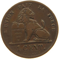 BELGIUM 1 CENTIME 1862 #a094 0103 - 1 Cent