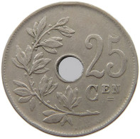 BELGIUM 25 CENTIMES 1922 #s072 0463 - 25 Centimes