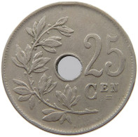 BELGIUM 25 CENTIMES 1922 #s072 0463 - 25 Cent