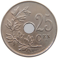 BELGIUM 25 CENTIMES 1921 TOP #a045 1115 - 25 Cent