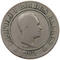 BELGIUM 20 CENTIMES 1861 #c036 0553 - 2 Frank (1944 Bevrijding)