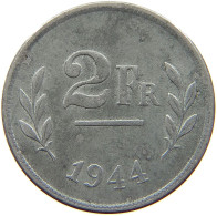 BELGIUM 2 FRANCS 1944 #a086 0343 - 2 Francs (1944 Libération)