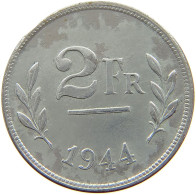 BELGIUM 2 FRANCS 1944 #a086 0341 - 2 Francs (Liberación)