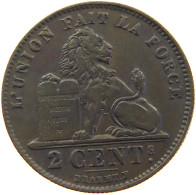 BELGIUM 2 CENTIMES 1909 #s024 0073 - 2 Cents
