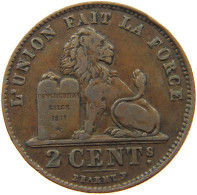 BELGIUM 2 CENTIMES 1909 #a012 0297 - 2 Cent