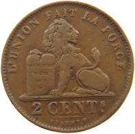 BELGIUM 2 CENTIMES 1909 #a012 0287 - 2 Cents