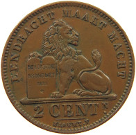 BELGIUM 2 CENTIMES 1905 #c010 0293 - 2 Cents