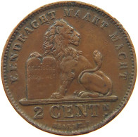BELGIUM 2 CENTIMES 1905 #a012 0325 - 2 Cents