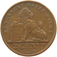 BELGIUM 2 CENTIMES 1905 #a012 0281 - 2 Cents