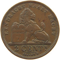 BELGIUM 2 CENTIMES 1902 #c010 0289 - 2 Cents